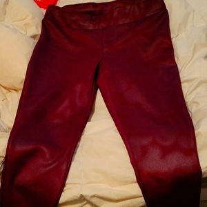 Addition Elle leather looking leggings size 2x